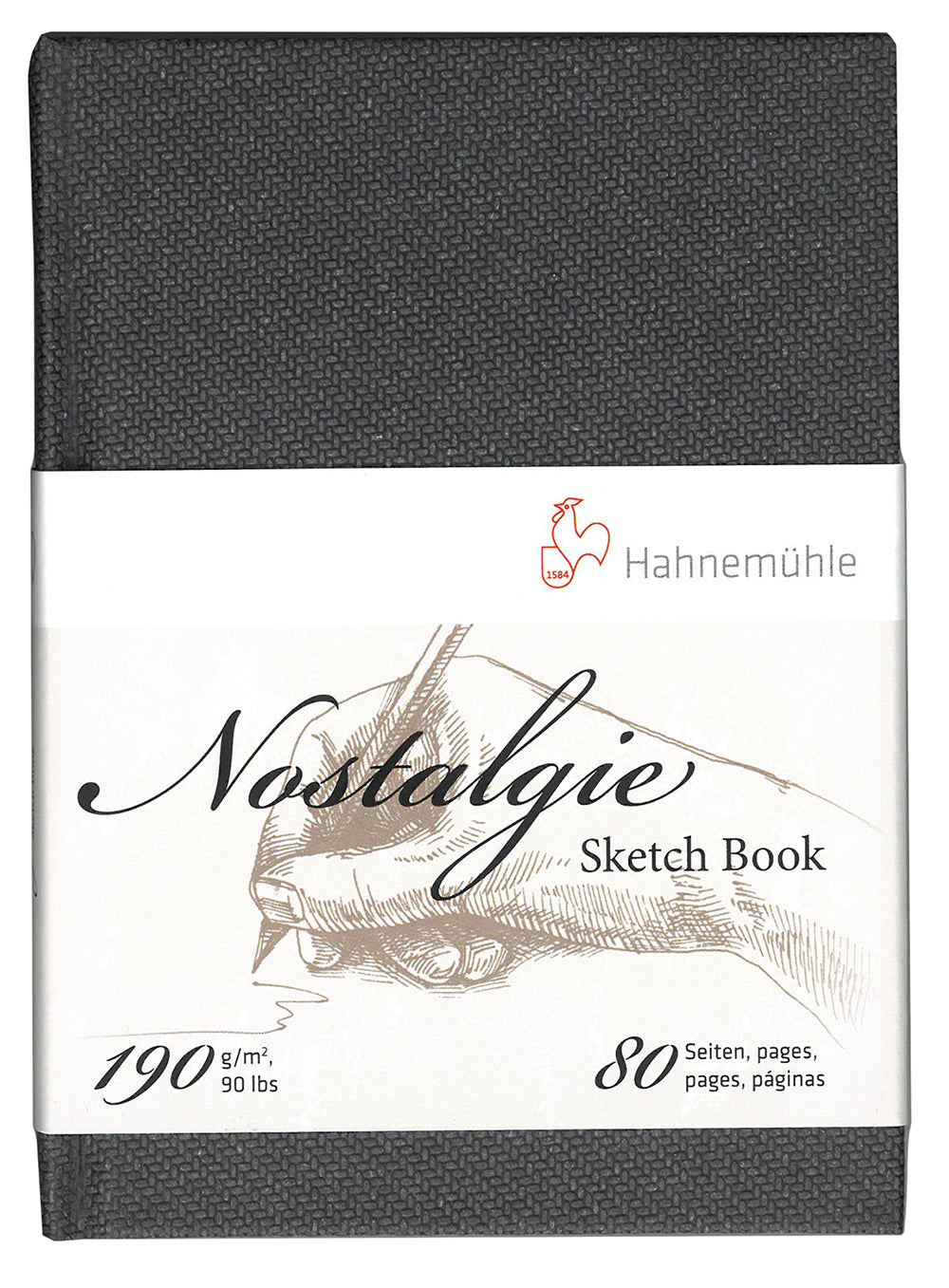 Hahnemuhle The Grey Book Sketchbook, 40 Sheets, 8.2 x 5.8